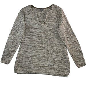 J. Jill Women's Sweater Size S Multicolor Knit V-Neck Long Sleeve Soft Pullover